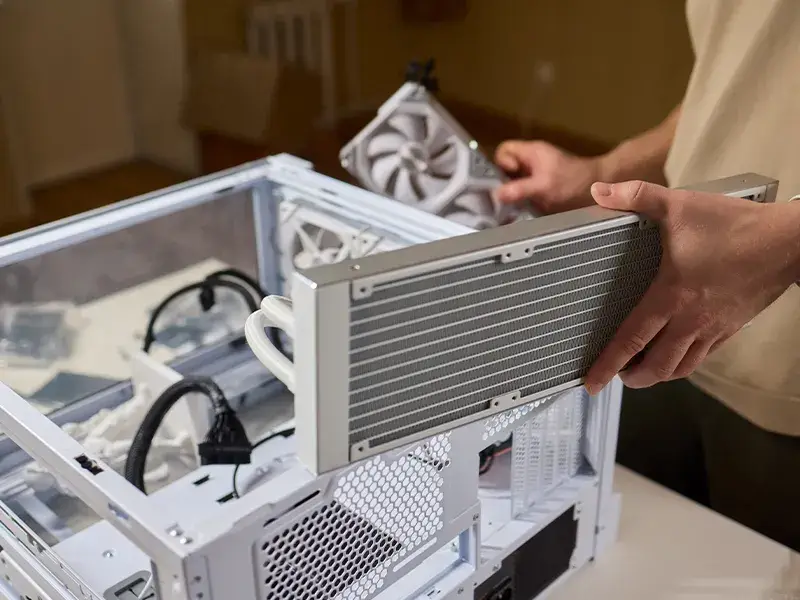 Power electronics cooling systems